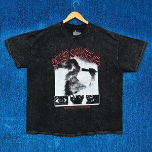 Bad Omens Like A Villain Lyrics Vintage wash tshirt size 2xl
